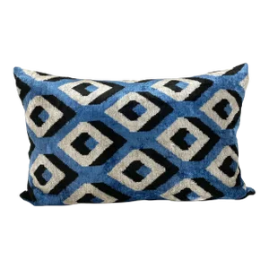 Octavia Ikat Lumbar Pillow