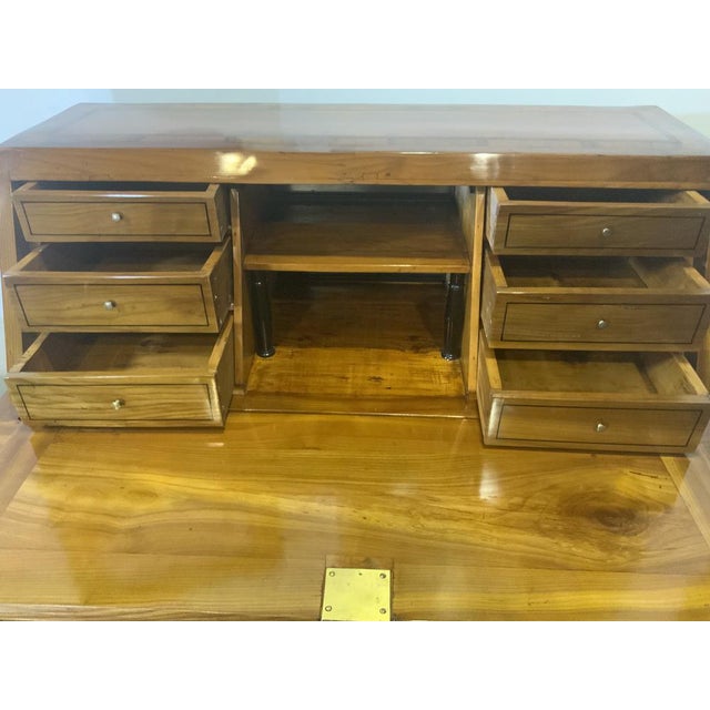 Classicist Secretary in Cherrywood, 1810s For Sale - Image 4 of 15