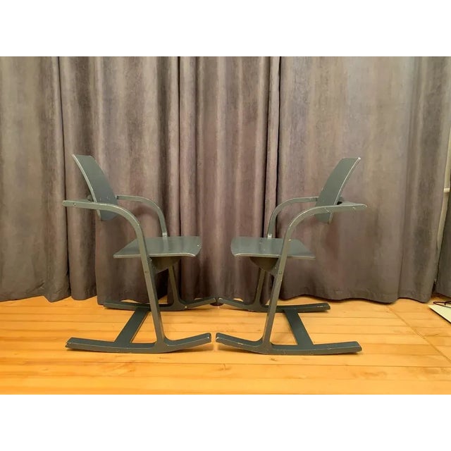 1980s Set of Norwegian Pendulum Chairs by Peter Opsvik for Stokke, 1980s For Sale - Image 5 of 11
