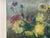 Continental School Artist, Flowers in Vase, Oil on Canvas, 1950s, Framed For Sale - Image 11 of 18