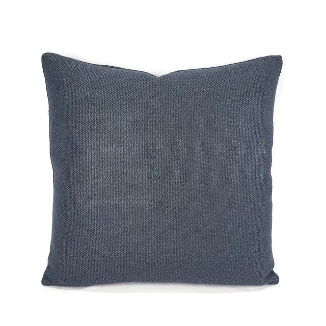 Textile Contemporary Designers Guild Aunelle in Indigo Pillow Cover For Sale - Image 7 of 7