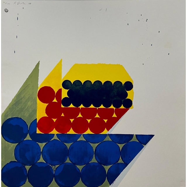 Richard Smith, Abstract Minimalist Color Silkscreen Print Richard Smith On The Bowery Pop Art, 1969-1971 For Sale In Miami - Image 6 of 6