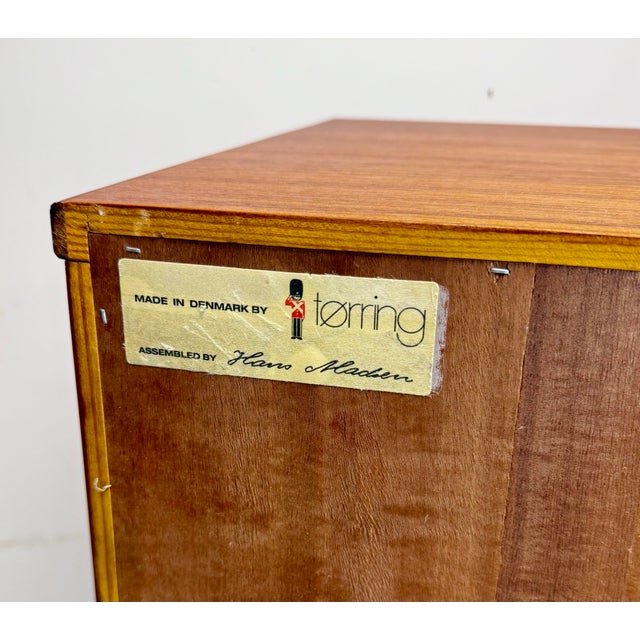 Mid Century Danish Modern Teak Tall Gentleman’s Chest / Armoire by Nils Jonsson for Torring For Sale - Image 12 of 12