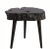 Wood Organic Modern Black Lychee Living Edge Accent Table For Sale - Image 7 of 10