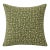 Serra Woven Pillow Cover in Chive Green For Sale