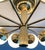 Gold Mid-Century Modern Space Age German Brass Ceiling Lamp from Kaiser Leuchten, 1960s For Sale - Image 8 of 18
