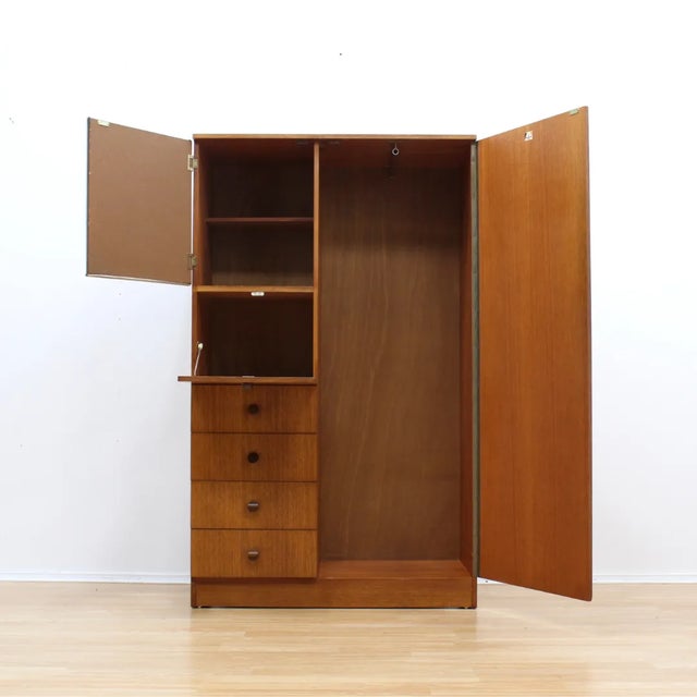 1960s Mid Century Armoire Coat Closet by Avalon Yatton Chairish