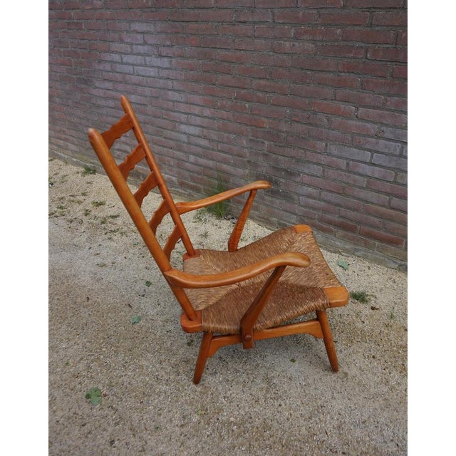 Mid-Century Dutch Organic Shaped Armchair from De Ster Gelderland, 1950s For Sale - Image 6 of 18
