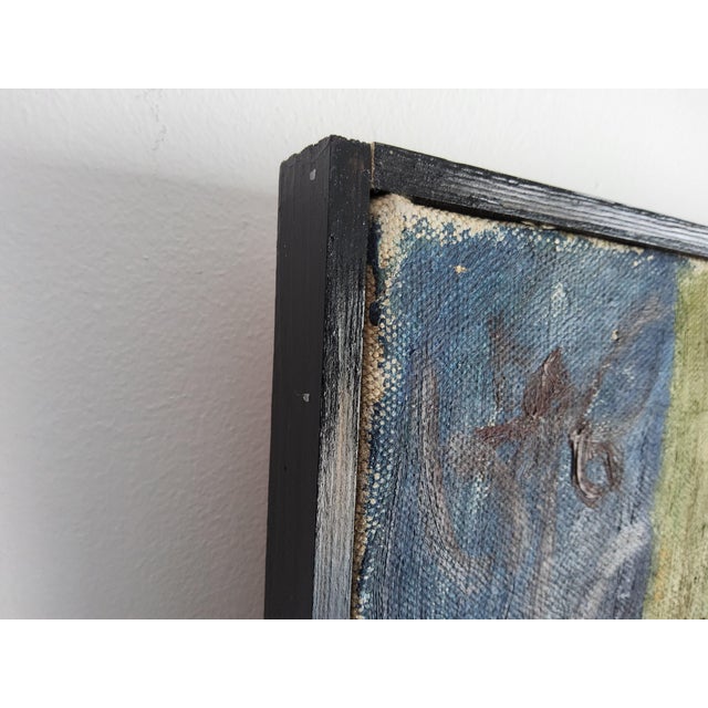 1947 Interior Oil Painting on Linen by Swedish Artist Ulla Borgstrom For Sale - Image 10 of 17