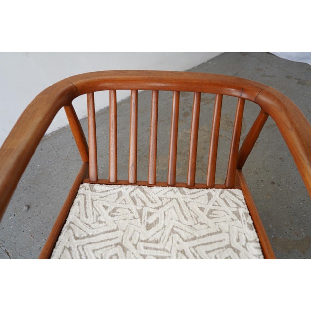 1960s Folke Ohlsson Danish Modern Walnut Lounge Chair for Dux Model 72-C For Sale - Image 13 of 18