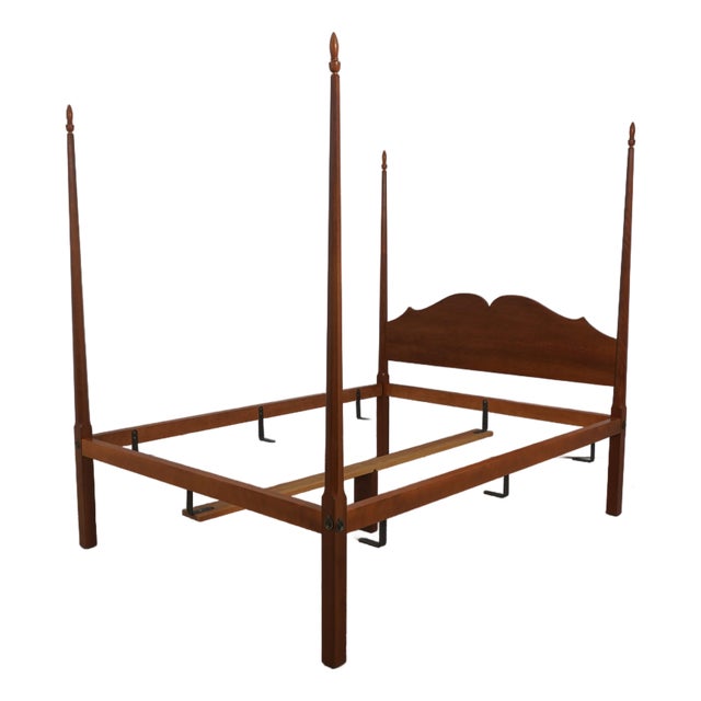 Eldred Wheeler Queen Size Pencil Post Bed For Sale