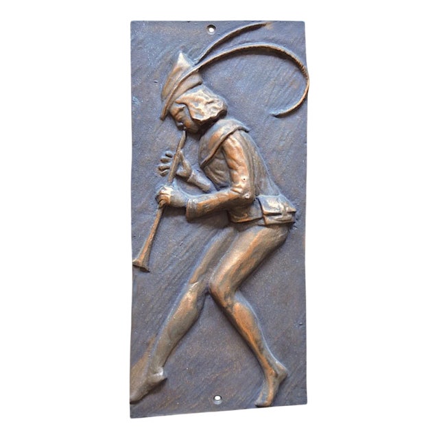 Pied Piper of Hamelin Wall Relief, 1960s For Sale