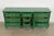 1960s Thomasville French Regency Louis XVI Green Lacquered Dresser or Credenza, Newly Refinished For Sale - Image 5 of 13