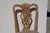Late 20th Century Handcrafted Chippendale-Style Game Table and Four Chairs With Leather, Set of 5 For Sale - Image 13 of 14