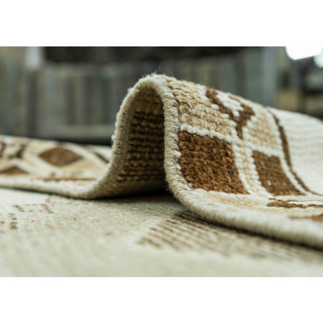 Textile Turkish Vintage Rug 3'6" x 11' #20834 For Sale - Image 7 of 8