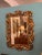 Gold Vintage Metal Mirror, 1920s For Sale - Image 8 of 9