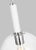Contemporary Kate Spade by Visual Comfort Studio Monroe Round Pendant, Polished Nickel For Sale - Image 3 of 5