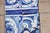 18th Century Antique 18th Century Portuguese Blue & White Rococo Scroll Tiles, Baroque Period, Set of 8 For Sale - Image 5 of 8