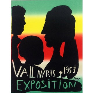 Picasso Lithograph 69 Expo Vallauris 1953 For Sale
