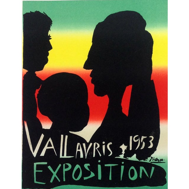 Picasso Lithograph 69 Expo Vallauris 1953 For Sale
