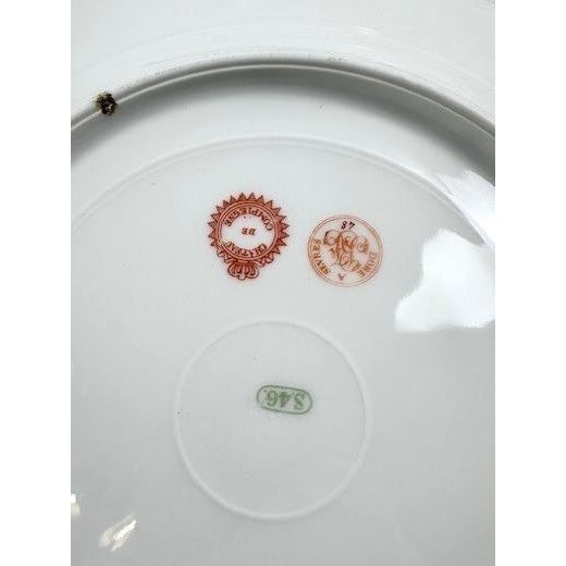 Ceramic Mid 19th Century Sèvres Porcelain Château Des Compiegne 1848 Heraldic Armorial Cabinet Plate - Set of 4 For Sale - Image 7 of 9