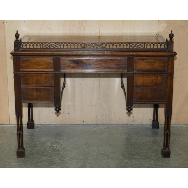 Chinese Thomas Chippendale Desk from Edward & Roberts For Sale - Image 16 of 18