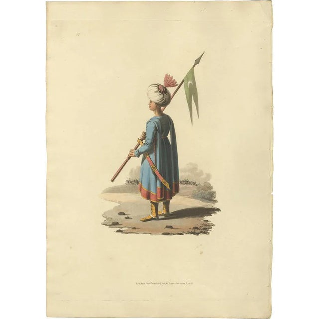 Bearer of the Spahis, 1818, Paper For Sale