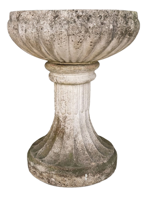 Neoclassical Garden Basin in Reconstituted Stone, 1960s
