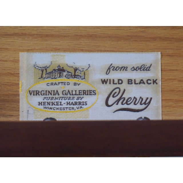 Henkel Harris Cherry Drop Side Pembroke Table For Sale - Image 18 of 18