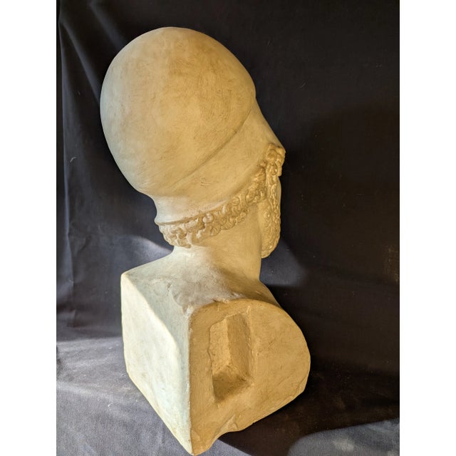 Late 20th Century Plaster Bust of Pericles For Sale - Image 5 of 8