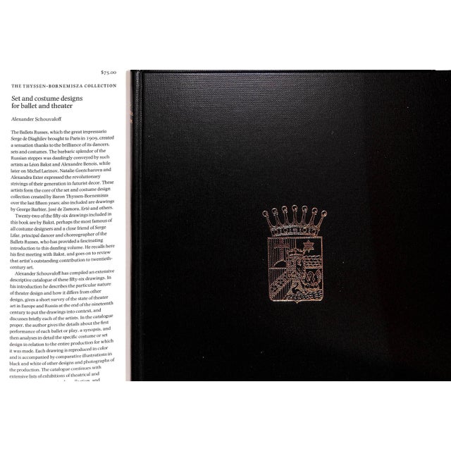 Traditional "The Thyssen- Bornemisza Collection: Set and Costume Designs for Ballet and Theater" 1987 Schouvaloff, Alexander For Sale - Image 3 of 11