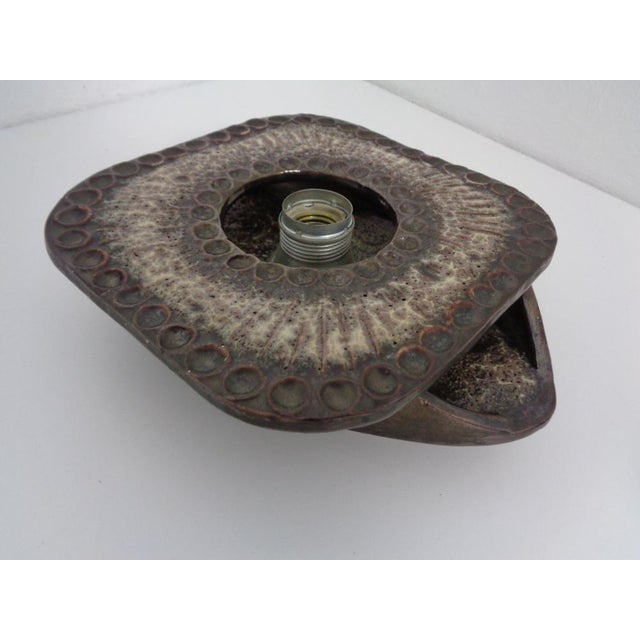 German Pop Art Ceramic Wall Lamps, 1970s, Set of 2 For Sale - Image 9 of 17