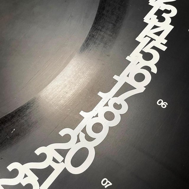 Black Italian Modern Perpetual Sundial Calendar by Giulio Confalonieri for Studio Nava, 1978 For Sale - Image 8 of 18