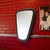 Vintage Black Quilted Vinyl Wall Mirror with Gilt Trim, 1950s For Sale - Image 6 of 8