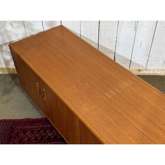 English Four-Door Sideboard in Teak by G-Plan,, 1970s For Sale - Image 4 of 12