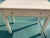 Table measures 36.75” wide without measuring railing, 40.75 with. Measures 30.5” tall without including railing, 33.5...