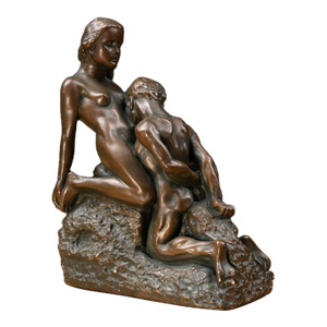 Late 20th Century Marwal Rodin the Eternal Idol Chalkware Sculpture