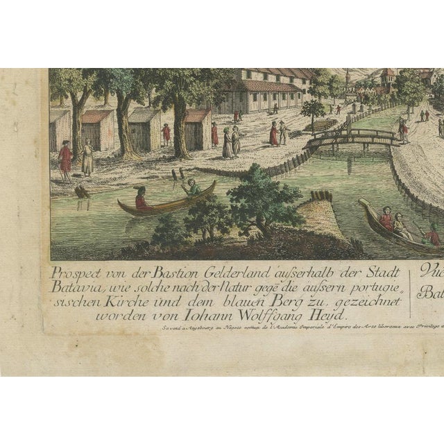 Blue Portuguese Church, 1770, Paper For Sale - Image 8 of 11