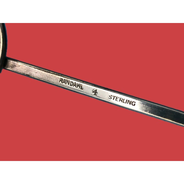 Early 20th Century Randahl Sterling Silver Arts & Crafts 8" Candle Snuffer #4 in Original Box For Sale - Image 5 of 8