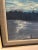Wood 1971 Twilight on a Lake Sailboat & Moody Original Oil Painting Signed For Sale - Image 7 of 11