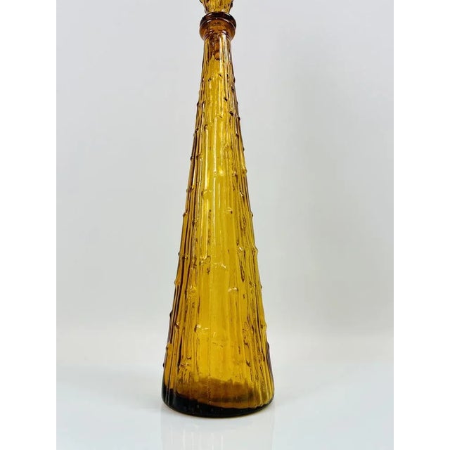 Vintage Glass Empoli Decanter, 1960s For Sale - Image 10 of 11