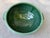 Ceramic Vintage Green Glazed Ceramic Pottery Bowl With Side Handles For Sale - Image 7 of 12