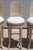 1980s 1980s Vintage Italian Hollywood Regency Grotto Shell-Back Swivel Bar Stools - Set of 3 For Sale - Image 5 of 18
