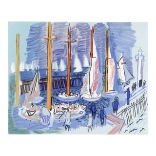 1965 Raoul Dufy Lithograph 10 Regates For Sale
