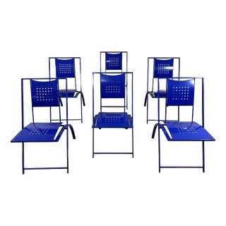 Vintage Sinus Dining Chairs by Karl Friedrich Förster for KFF, 1980s, Set of 6 For Sale