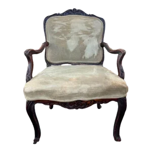 Early 19th Century Louis XV Mahogany Armchair