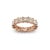 Metal Men’s 10k Rose Gold 10.55ctw Princess Cut Diamond Eternity Band Ring, Size 9 For Sale - Image 7 of 8