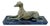 Art Deco Bronze Greyhound Sculpture from F. Galcera, 1920s For Sale