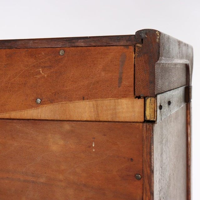 1920s Antique Globe Wernicke Arts & Crafts Oak 4-Stack Barrister Bookcase Circa 1920 For Sale - Image 5 of 5