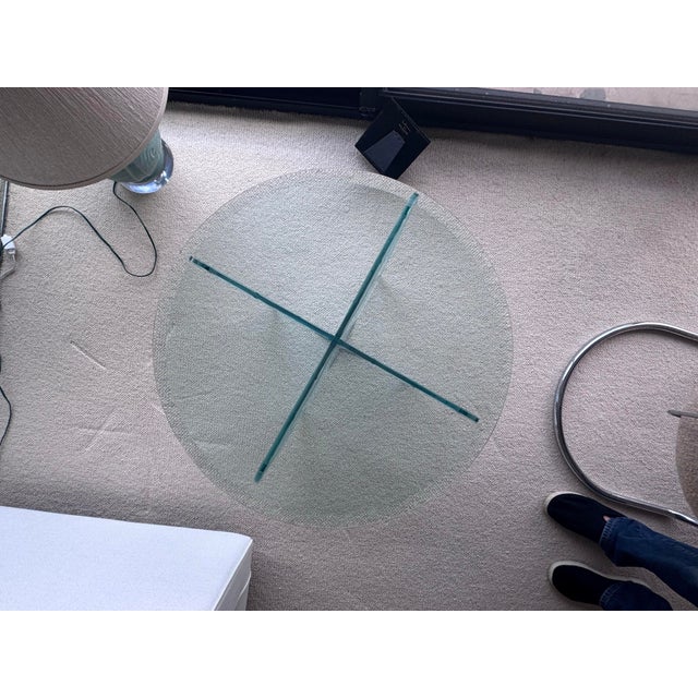 Pair of Signed & Numbered Cebe Sculptural Postmodern Glass Side Tables, Italy, C. 1980s–1990s For Sale - Image 4 of 5
